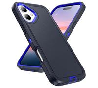 IDYStar for 17 Case,Hybrid Drop Test Heavy Duty Sturdy Shockproof Slim Fit Anti-Slip Protective Phone Cover for 17 6.3 inch,Blue/Sapphire Blue
