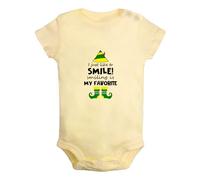 iDzn Baby I Just Like to Smile Smiling is My Favorite Funny Romper Newborn Bodysuit Infant Jumpsuits Cotton Graphic Outfits