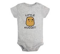 iDzn Baby Unisex Little Nugget Funny Rompers Newborn Bodysuits Infant Jumpsuits Kids Toddler Digital Print One-Piece Outfits