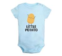 iDzn Baby Unisex Little Potato Funny Romper Newborn Bodysuits Infant Jumpsuit Kids Cotton Clothes Childs Graphic Outfits
