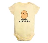 iDzn Baby Unisex Mama's Little Potato Funny Rompers Newborn Bodysuits Infant Jumpsuits Kids Clothes Childs Graphic Outfits