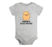 iDzn Baby Unisex Mama's Little Potato Funny Rompers Newborn Bodysuits Infant Jumpsuits Kids Clothes Childs Graphic Outfits