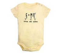iDzn E=MC2 Energy Milk Cuddles Funny Rompers, Newborn Baby Bodysuits, Infant Cute Jumpsuits, 0-24M Babies One-Piece Outfits