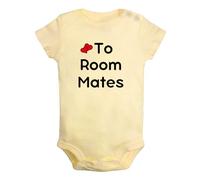 iDzn From Womb Mates To Room Mates Funny Romper Newborn Baby Bodysuits Infant Jumpsuits Twins Babies One-Piece Outfits