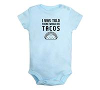 iDzn I Was Told There Would Be Tacos Funny Rompers, Newborn Baby Bodysuits, Infant Jumpsuits, Baby Unisex Novelty Outfits