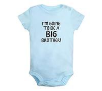 iDzn I'm Going to be a Big brother Funny Rompers, Newborn Baby Bodysuits, Infant 0-24 Months Jumpsuits, Toddler Novelty One-Piece Outfits
