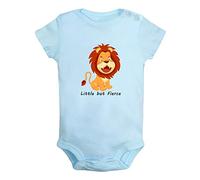 iDzn Little But Fierce Funny Romper, Newborn Baby Bodysuit, Infant Cute Lion Jumpsuits, 0-24 Months Babies One-Piece Outfits