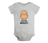 iDzn Little Nugget Potato Funny Romper Newborn Baby Bodysuits Infant Jumpsuits Kids Cotton Clothes Childs Graphic Outfits