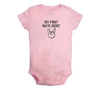 iDzn My First Rock Shirt Funny Rompers, Newborn Baby Bodysuits, Infant Jumpsuits, Baby Unisex Novelty Outfits