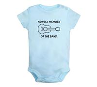 iDzn Newest Member Of The Band Funny Rompers, Newborn Baby Bodysuits, Infant Jumpsuits, 0-24 Months Babies One-Piece Outfits
