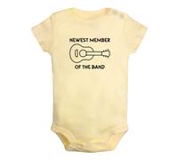 iDzn Newest Member Of The Band Funny Rompers, Newborn Baby Bodysuits, Infant Jumpsuits, 0-24 Months Babies One-Piece Outfits