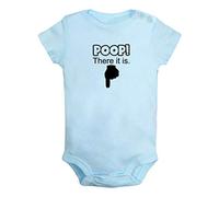 iDzn Poop! There It is Funny Rompers, Newborn Baby Bodysuits, Infant Jumpsuits, Baby Unisex Novelty Outfits