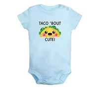iDzn Taco' Bout Cute Funny Rompers, Newborn Baby Bodysuits, Infant 0-24 Months Jumpsuits, Toddler Novelty One-Piece Outfits