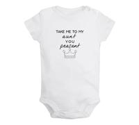 iDzn Take me to my Aunt you Peasant Funny Rompers, Newborn Baby Bodysuits, Infant Jumpsuits, 0-24M Babies One-Piece Outfits
