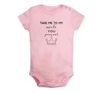 iDzn Take me to my Uncle you Peasant Funny Rompers, Newborn Baby Bodysuits, Infant Jumpsuits, 0-24M Babies One-Piece Outfits