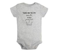 iDzn Take me to my Uncle you Peasant Funny Rompers, Newborn Baby Bodysuits, Infant Jumpsuits, 0-24M Babies One-Piece Outfits