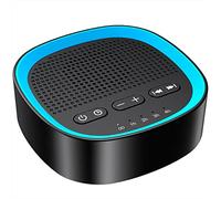 iEasy Sleep White Noise Sound Machine with 30 Soothing Sounds, 3.5mm Headphone Jack, 5 Timer Settings, 32 Precise Volume Memory Function, Compact Design, Ideal for Everyone