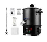 IeBilif Wax Melter for Candle Making, 6L Large Electric Wax Melting Pot, with Heating Core Brass Spout & Temp Control，Ideal for Small-Scale Commercial or Home Use