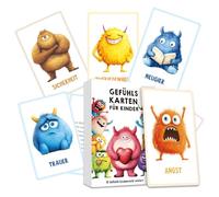 IEBTAWN 32 Pieces, Learning Resources Cards Puzzle Feelings and Emotions, Social Skills, Materials for Speech Therapy, Games and Toys for Children for Socio-Emotional Learning, Ages 3 and Up