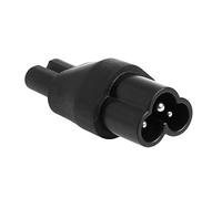 IEC 320 2-Pin C7 Female To Male Cloverleaf Plug Power Adapter Converter