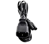 IEC 320 C14 to C7 AC Power Extension Cord Cable for Computer PDU UPS | C14 inlet,C7 outlet,110-250VAC,3m/10ft,PVC insulation,copper conductor,CE/3C/KC/IEC/KEMA/CUL/SAA/EAC certified