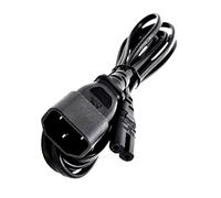 IEC 320 C14 to C7 AC Power Extension Cord Cable for Computer PDU UPS | C14 inlet,C7 outlet,110-250VAC,3m/10ft,PVC insulation,copper conductor,CE/3C/KC/IEC/KEMA/CUL/SAA/EAC certified