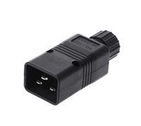 IEC 320 C20 Male Connector Power AC Power Plug Computer 16A 250V Banana Cable Connector Plug Screw Solder Speaker Bucket Adapter Socket Cord Pigtail Cable Bulkhead Panel Female Jack Router Wireless