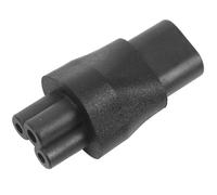 IEC 320 C5 female 3-pin to C8 male 2-pin power adapter converter