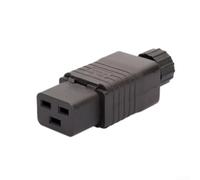 IEC C19 C20 Connector 16A 250V High Current Power Socket for Data Centre PDU - Robust PC Shell Easy Install 60x35x25mm(IEC320-C19)