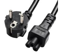 IEC C5 Mickey Mouse Plug to Europe Schuko CEE 7/7 Socket Extension Cable for Printer Lenovo Computers TVs Monitors Projector (1M/3.28Ft)