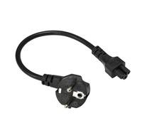 IEC C5 Plug to Europe Schuko CEE 7/7 Socket Extension Cable for Printer Computers TVs Monitors Projector (30CM/0.98Ft)
