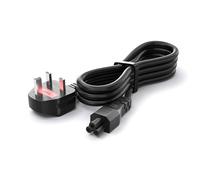 IEC C5 Replacement Cable 10Ft, US NEMA 5-15P 3 Prong Plug to Mickey Mouse Connector, Durable Laptop Power Lead for College Students, Home Office Users, Travel Spares, 18AWG Copper PVC Cord, Backup