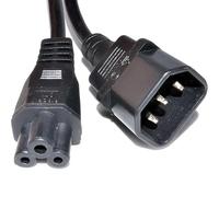 IEC C5 to IEC C14 Power Lead, 2m