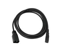 IEC Extension Lead Male To Female 1m - Kettle Style Connectors