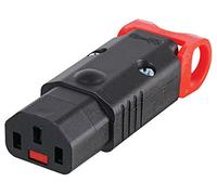 IEC LOCK+ C13 Lockable Connector | Power Entry IEC CONNECTORS, 1 X Qty - PA130100BK