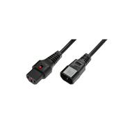 IEC-PC1022 IEC C14 to IEC C13 Power Extension Cable 3x1