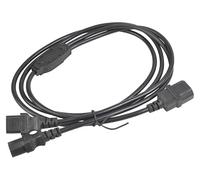 IEC Splitter Lead Male to Two Female - 2m