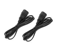 IEC320 C14 to C7 Power Adapter Cable, 2500W, 2m, PVC Casing, Fire Resistant for Laptops, Speakers, Monitors