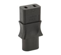 IEC320 C8 to C9 Adapter Power Converter, 6A 250V, 1500W, Simple Structure, PVC Plastic Shell, Suitable for Laptops and More