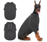 IECOii Big Dog Sweater,XXXXL Dog Sweaters for Extra Large Dogs Boy Girl,Super Soft Fleece Dog Sweater Lagre Size Dog,Pullover Fleece Sweatshirt for Dogs Christmas,Doberman,Great Dane Sweater,Grey,4XL