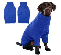 IECOii Dog Christmas Jumper,XXL Extra Large Dog Jumpers Long Sleeve,Turtleneck Doggy Sweatshirt for Extra Large Dogs boy Girl,Large Size Dog Cold Weather Outfit English Bulldog Clothes for Winter