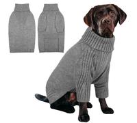 IECOii Dog Christmas Jumper,XXL Extra Large Dog Jumpers Long Sleeve,Turtleneck Doggy Sweatshirt for Extra Large Dogs boy Girl,Large Size Dog Cold Weather Outfit English Bulldog Clothes for Winter