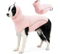 IECOii Dog Clothes for Beach Trips,Dog UV Shirt Dog Summer Vest Pink XL | Full Head & Neck Coverage Head & Neck Protection Stay-in-Place Fit Freedom of Movement Park Visits Reinforced Construction