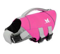 IECOii Dog Flotation Vest,Dog Beach Life Jacket with Rescue Handle & Reflective Strips,High Flotation Dog Float Coat with D-Ring,Adjustable Dog Flotation Vest Dog Life Vest with D-Ring,L