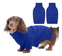 IECOii Dog Jumper Medium,Doggie Sweater Medium Size Dog Girl Boy,Turtleneck Thick Warm Medium Dog Jumper,Fall Cold Pet Outfit for Christmas Dog Winter Knitted Clothes for French Bulldog Boston Terrier