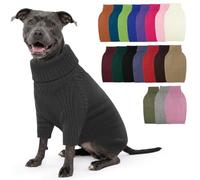 IECOii Dog Jumper XL,Extra Large Dog Jumper for Daily Christmas Clothes,Pet Thick Warm Knit Dog Clothes For Big Dogs Boy Girl,Turtleneck Dog Sweaters Fall Winter Apparel for Pitbull Labrador Retriever