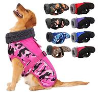 IECOii Extra Warm Dog Coat - Reflective Adjustable Jacket With Buckle Fleece Turtleneck for Cold Weather - Soft Winter Coat for Small Medium Extra Large Dogs