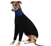 IECOii Greyhound Sweater, Turtleneck Italian Greyhound Sweater Thermal,Greyhound Cozy Fleece Jumper Winter Outfit,Whippet Fleeces Sweater,Greyhound Dog Jumpsuit for Whippet Lurcher Salukis,Medium