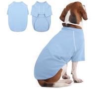 IECOii XL Dog Sweater,Fleece Dog Sweaters for Medium - Large Breeds,Stretchy Pullover Soft Pet Sweatshirt with Sleeve,Lightweight Fleece Doggy Vest for Beagle,Poodle,Cocker Spaniel, Blue,X-Large