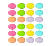 IEEDFJKK 24pack/lot PP Small Easter Egg 57 X36 Easter Egg And Classroom Rewards Eggs Empty Bulk Fillable Eggs